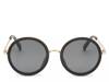 Gemini Round Sunglasses Black view