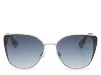 Negroni Cat Eye Sunglasses Silver/Black view