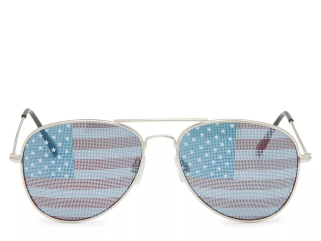 USA Flag Aviator Sunglasses