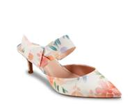 Millie Mule Off White/Pink Floral Print view
