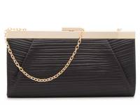 Pleated Clutch Black view