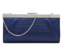 Pleated Clutch Navy view