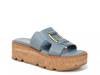Hesta Wedge Sandal Blue view