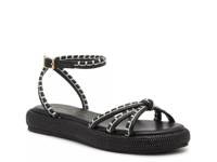 Emelon Platform Sandal Black view