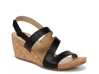 Adria Wedge Sandal Black view