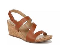 Adria Wedge Sandal Brown view