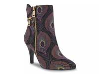 Claudette Bootie Wine Red/Gold view