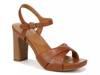 Morgan Platform Sandal Dark Brown view