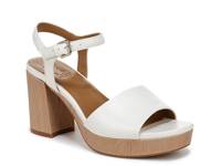 Lilly Platform Sandal White view