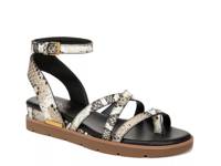 Dazzle Gladiator Sandal Natural Snake Print view
