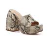 Aretha Platform Sandal Animal Print view