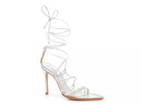 Weila Sandal Silver Metallic Snake Print view