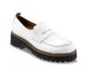 Annie Platform Penny Loafer White view