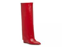 Evander Foldover Boot Red view