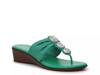 Gloss Sandal Green view