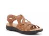 Sellie Sandal Medium Brown view
