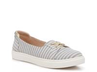 Edynn Slip-On Sneaker - Women's Blue/Beige Stripe view