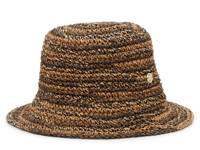 Striped Bucket Hat Dark Neutral Tan/Brown/Black view