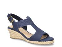 Zayla Espadrille Wedge Sandal Navy view