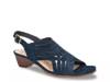 Seble Sandal Navy Suede view