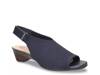 Marin Wedge Sandal Navy view