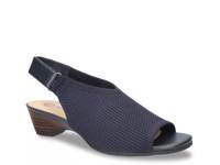 Marin Wedge Sandal Navy view