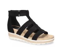 Zinia Wedge Sandal Black view