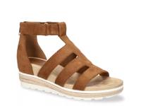 Zinia Wedge Sandal Cognac Brown view