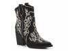 Wendi Cowboy Bootie Black/Silver view