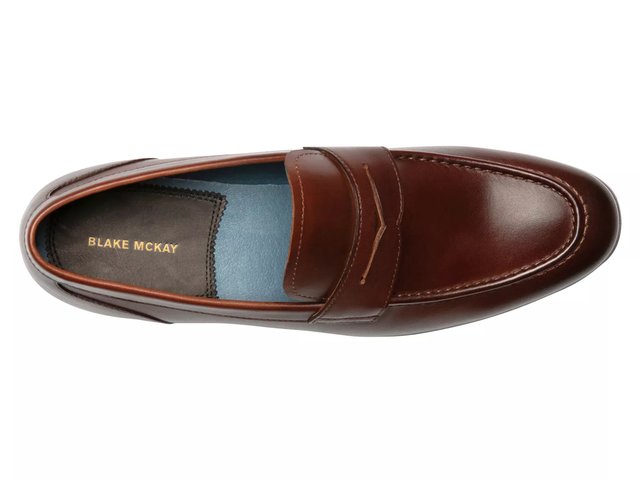 BLAKE MCKAY Brown Leather Penny Loafers Size 11.5 Blake McKay Davis Penny Loafer - Free Shipping | DSW main image 3