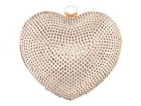 Cupid Clutch Gold Metallic view