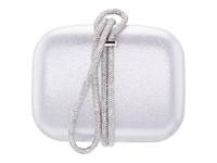 Lauren Clutch Silver Metallic view