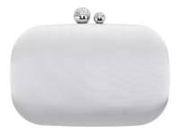 Lulu Clutch Silver Metallic view