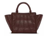 Nakia Leather Tote Dark Brown view