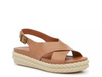 Lanithy Platform Sandal Latte Brown view