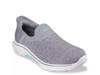 Slip-Ins GO Walk 7 Springtime Slip-On Sneaker - Women's Grey/Silver view