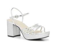 Carmen Platform Sandal Silver Metallic view