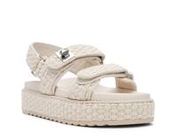 Big Mona Platform Sandal White Textile view