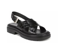Helena Sandal - Women's Black Croc Print view
