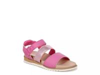 Island Glow Wedge Sandal - Kids' Pink view