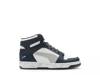 Rebound Mid Layup Marble Sneaker - Kids' Navy/White view