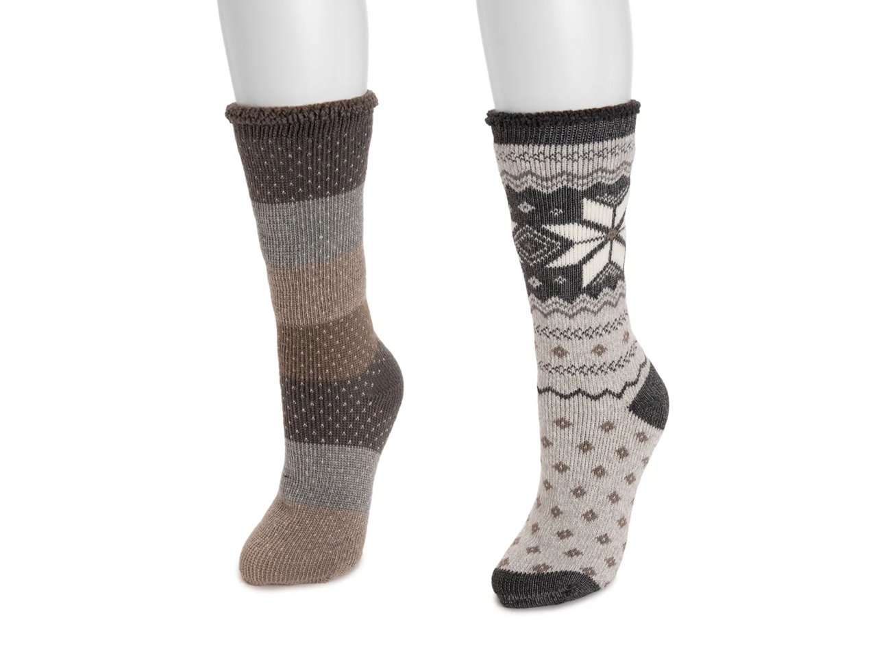 Heat Retainer Women's Thermal Crew Socks - 2 Pack
