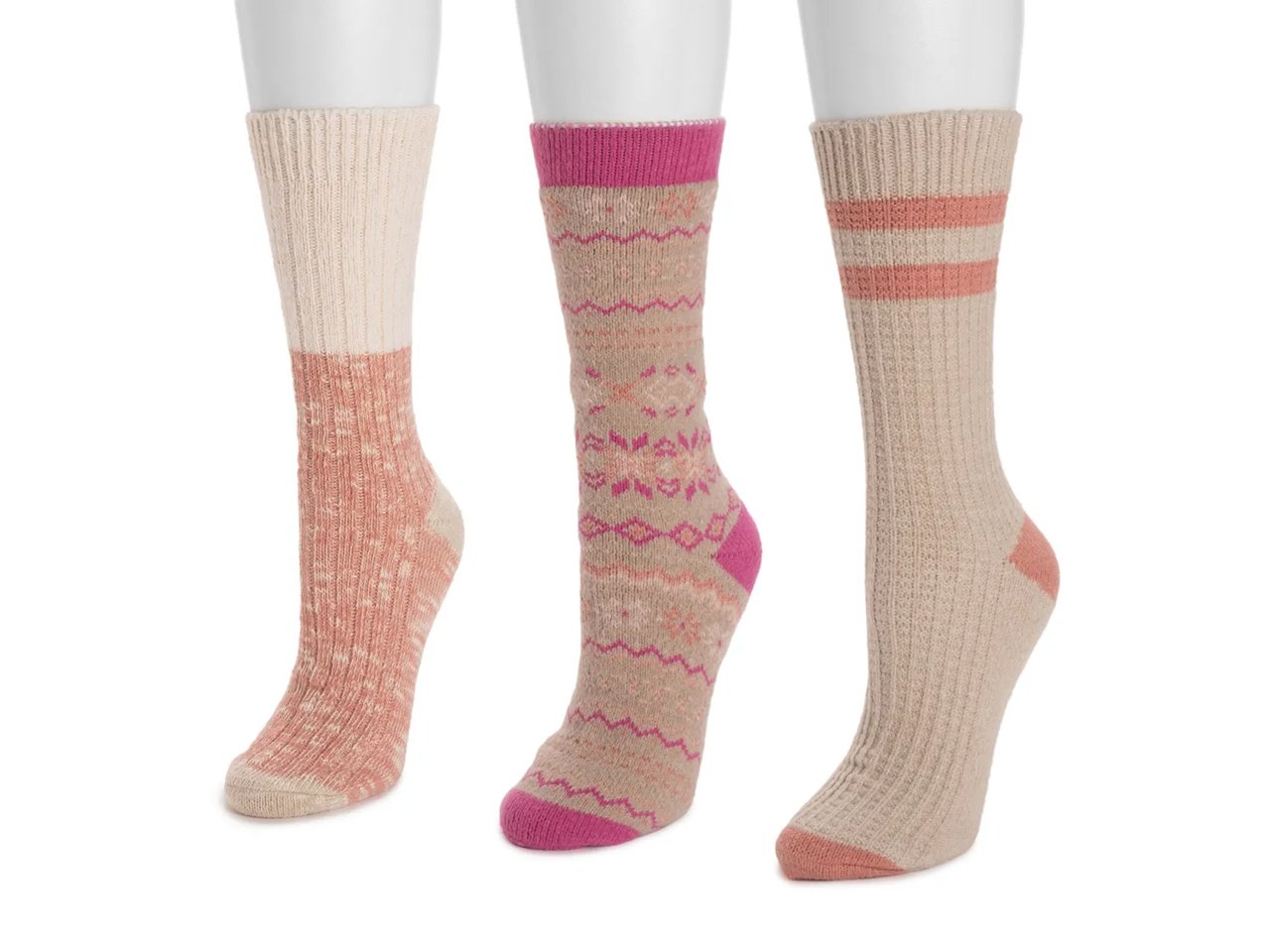 Patterned Women's Boot Socks - 3 Pack