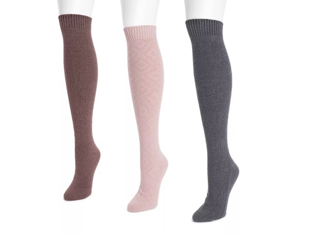 Knit Women's Knee Socks - 3 Pack