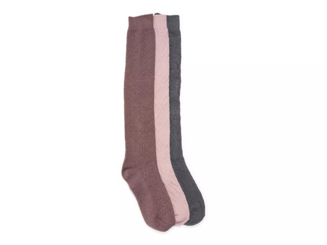 Knit Women's Knee Socks - 3 Pack