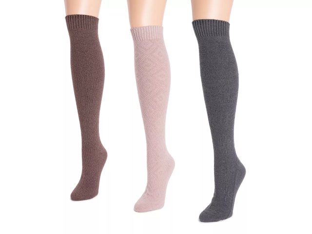 Knit Women's Knee Socks - 3 Pack