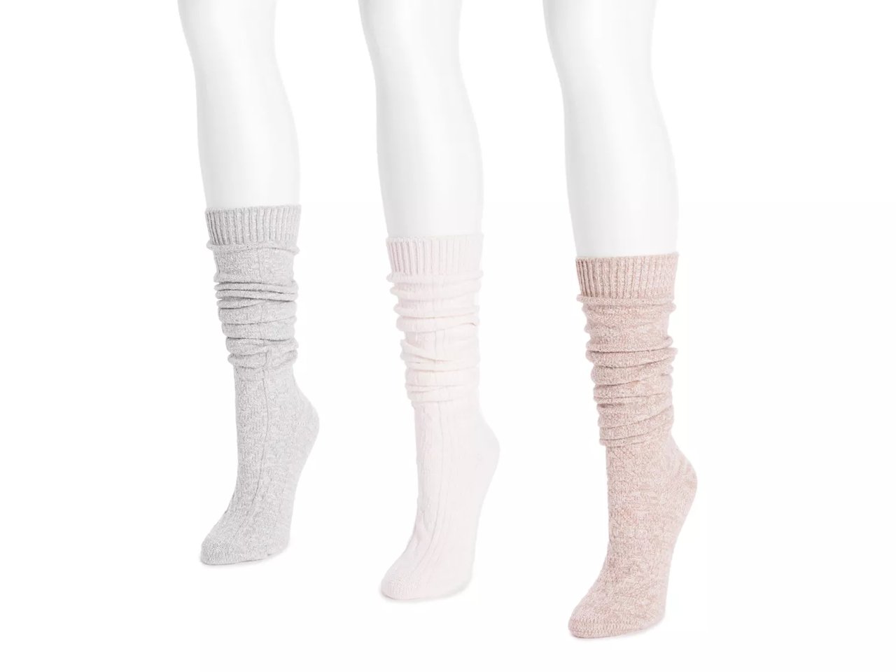 Knit Women's Knee Socks - 3 Pack
