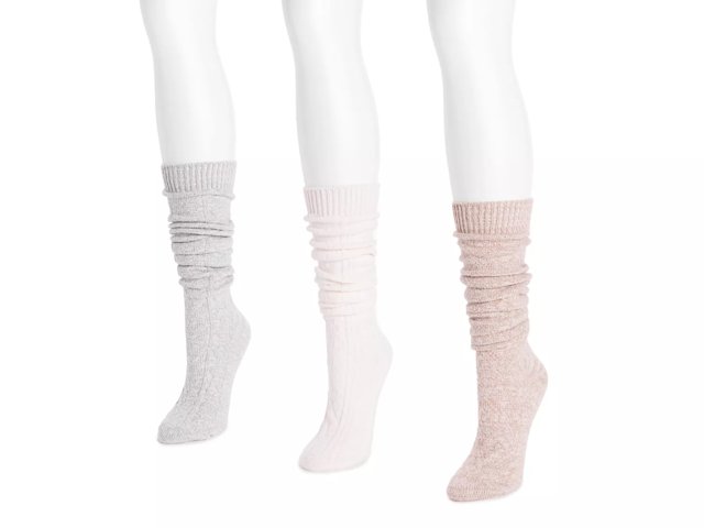 Knit Women's Knee Socks - 3 Pack