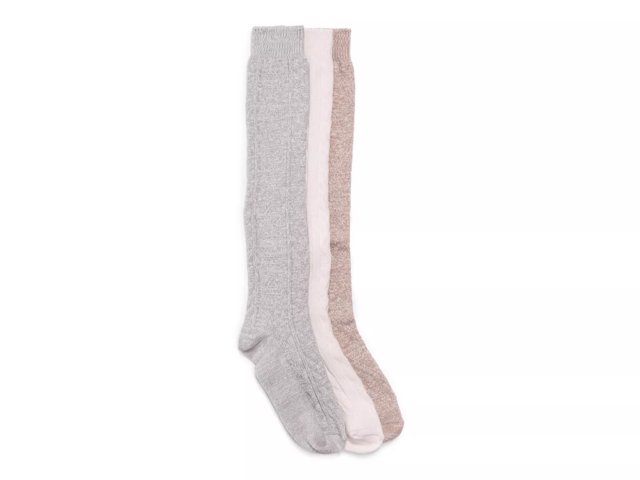Knit Women's Knee Socks - 3 Pack