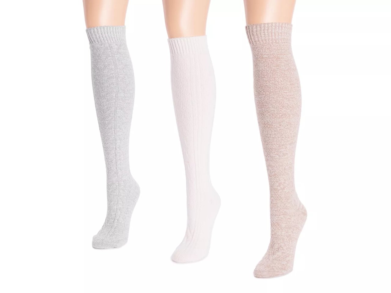 Knit Women's Knee Socks - 3 Pack